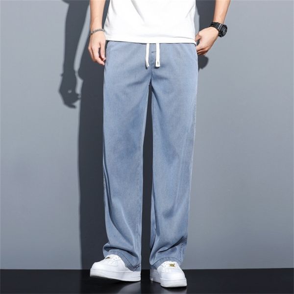 men's jeans 2023 summer thin mid rise straight leg loose and comfortable casual pants 230809, Blue
men's jeans 2023 summer thin mid rise straight leg loose and comfortable casual pants 230809, Blue