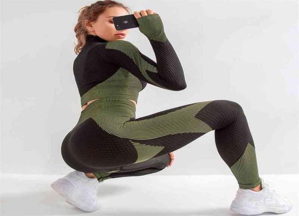 women039s sports suit workout clothes for women seamless long sleeve yoga set tracksuit 2 piece set fitness suit gym clothing t2527515, Gray
women039s sports suit workout clothes for women seamless long sleeve yoga set tracksuit 2 piece set fitness suit gym clothing t2527515, Gray