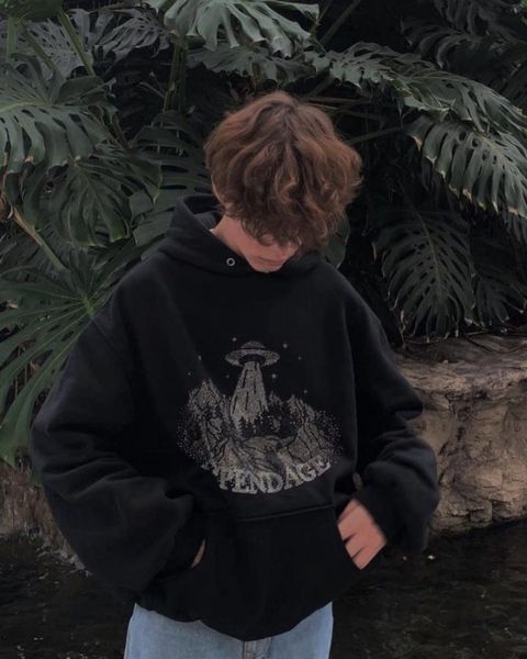 men's hoodies sweatshirts harajuku gothic print y2k hoodie casual all match long sleeved sweatshirt loose fashion oversized streetwear, Black
men's hoodies sweatshirts harajuku gothic print y2k hoodie casual all match long sleeved sweatshirt loose fashion oversized streetwear, Black