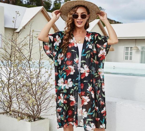 women039s swimwear 2021 flower printed swimsuits chiffon swimsuit beach bathing suit cover ups for summer holiday dress mujer6698520, White;black
women039s swimwear 2021 flower printed swimsuits chiffon swimsuit beach bathing suit cover ups for summer holiday dress mujer6698520, White;black