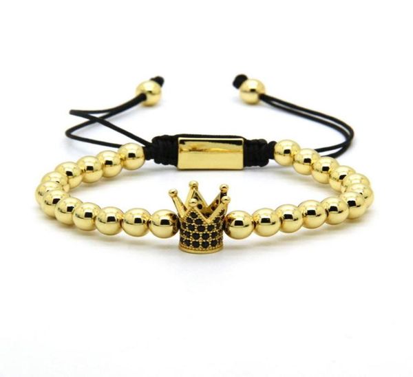 the highest power jewelry whole quality 6mm gold brass beads with mix colors black cz crown kings macrame bracelets8512895, Golden;silver
the highest power jewelry whole quality 6mm gold brass beads with mix colors black cz crown kings macrame bracelets8512895, Golden;silver