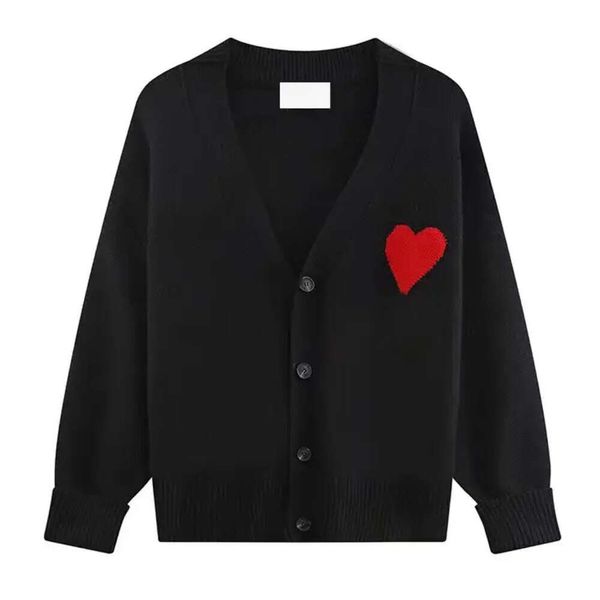 fashionable paris designer men's sweater amis de coeur aron love jacquard cardigan sweater for men and womenk, White;black
fashionable paris designer men's sweater amis de coeur aron love jacquard cardigan sweater for men and womenk, White;black