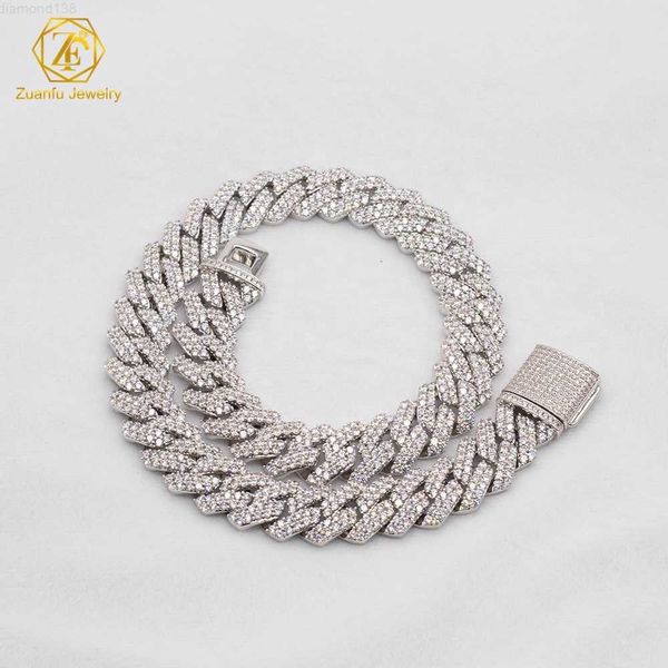 12 14mm 925 sterling silver iced out diamond prong cuban link white gold necklace for men and women hip hop jewelry cuban chain
12 14mm 925 sterling silver iced out diamond prong cuban link white gold necklace for men and women hip hop jewelry cuban chain