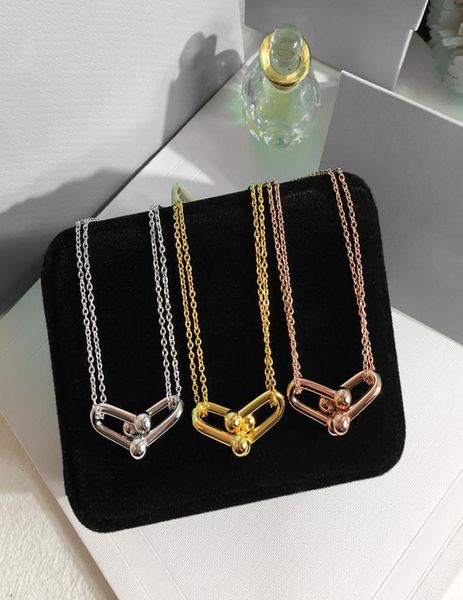 2019 luxury fashion new brand titanium steel necklace clavicle double chain pendant necklace for women charm jewelry wholesale1514725, Black
2019 luxury fashion new brand titanium steel necklace clavicle double chain pendant necklace for women charm jewelry wholesale1514725, Black