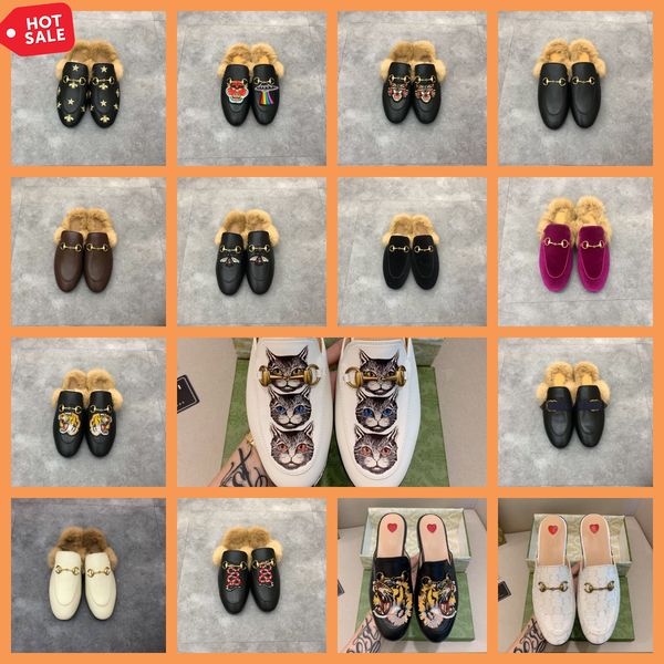 2023 designer princetown slippers genuine leather mules women loafers metal chain comfortable casual shoe lace velvet slipper horsebit quilt, Black
2023 designer princetown slippers genuine leather mules women loafers metal chain comfortable casual shoe lace velvet slipper horsebit quilt, Black