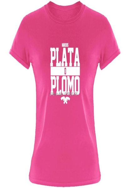 summer new brand clothing plata o plomo narcos pablo escobar silver or lead tshirt women hip hop cotton shirt8592778, White
summer new brand clothing plata o plomo narcos pablo escobar silver or lead tshirt women hip hop cotton shirt8592778, White