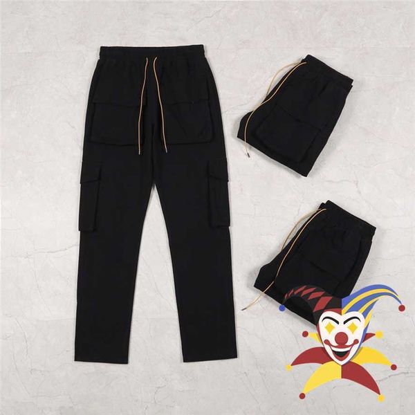 black rhude overalls men women 1 1 zipper pocket rhude cargo pants buttoned hem retro multi pockets trousers
black rhude overalls men women 1 1 zipper pocket rhude cargo pants buttoned hem retro multi pockets trousers