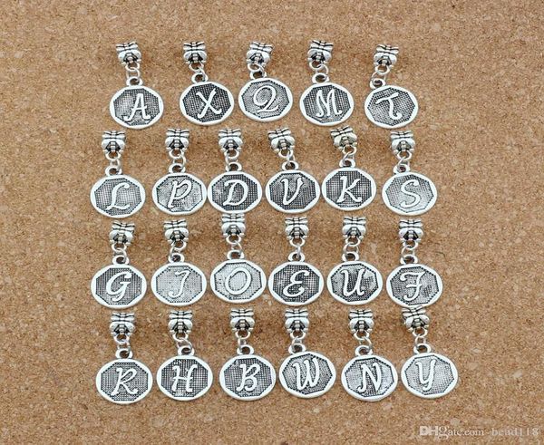 50pcslot antique silver mix letter initial charm pendants for jewelry making bracelet necklace diy accessories 148x308mm a419a4962147, Bronze;silver
50pcslot antique silver mix letter initial charm pendants for jewelry making bracelet necklace diy accessories 148x308mm a419a4962147, Bronze;silver