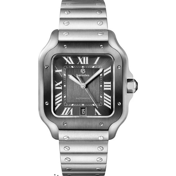 watches men business automatic watch made of premium stainless bezel 2813 automatic fashion classic stainless steel waterproof luminous fold, Slivery;brown
watches men business automatic watch made of premium stainless bezel 2813 automatic fashion classic stainless steel waterproof luminous fold, Slivery;brown