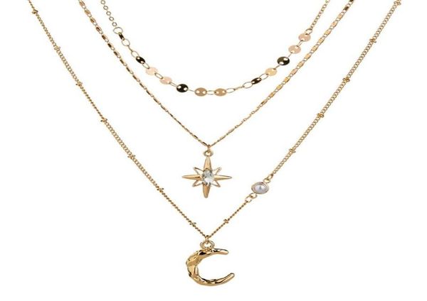 pendant necklaces christmas jewelry ins versatile tianmang star moon necklace trendy multilayer stacked neckchain female9195506, Silver
pendant necklaces christmas jewelry ins versatile tianmang star moon necklace trendy multilayer stacked neckchain female9195506, Silver