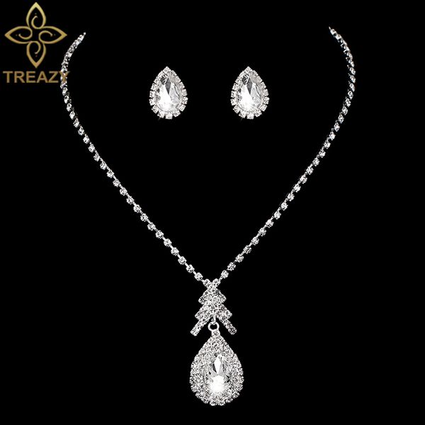 wedding jewelry sets treazy simple bridesmaid bridal crystal waterdrop choker necklace earrings set for women 230808, Slivery;golden
wedding jewelry sets treazy simple bridesmaid bridal crystal waterdrop choker necklace earrings set for women 230808, Slivery;golden