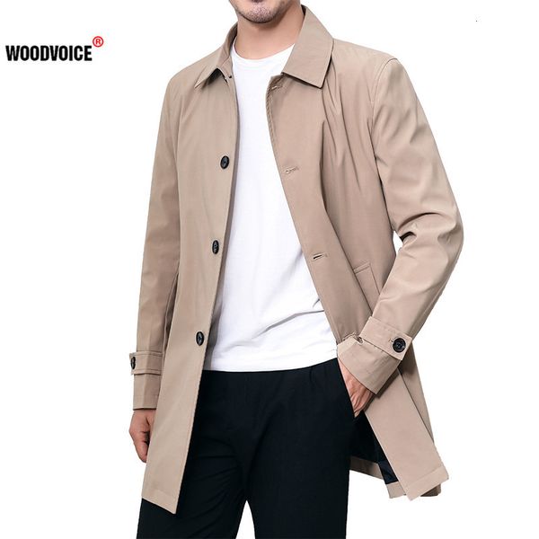 men's trench coats business windbreaker jacket spring and autumn casual lapel solid color long coat thin 230808, Tan;black
men's trench coats business windbreaker jacket spring and autumn casual lapel solid color long coat thin 230808, Tan;black