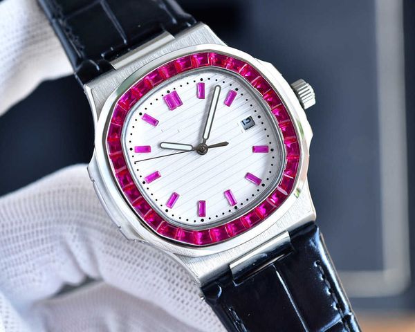 fashion diamond watch women luxury designer watch stainless steel gem dial stainless steel strap leather watch band, Slivery;black
fashion diamond watch women luxury designer watch stainless steel gem dial stainless steel strap leather watch band, Slivery;black