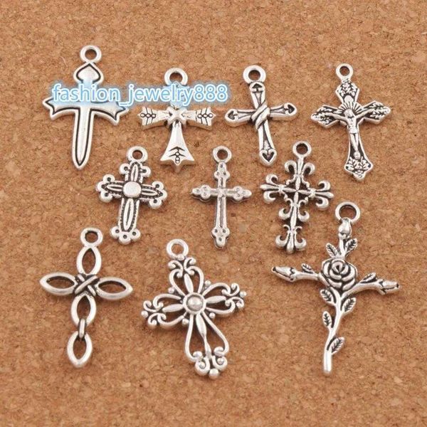 100pcs/lot cute flower design cross charm beads 10styles mic tibetan silver pendants jewelry diy findings components lm45, Bronze;silver
100pcs/lot cute flower design cross charm beads 10styles mic tibetan silver pendants jewelry diy findings components lm45, Bronze;silver