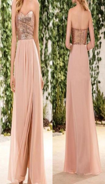 2018 rose gold sequined bridesmaid dresses sweetheart side split a line long country maid of honor gowns beach wedding guest party4724850, White;pink
2018 rose gold sequined bridesmaid dresses sweetheart side split a line long country maid of honor gowns beach wedding guest party4724850, White;pink