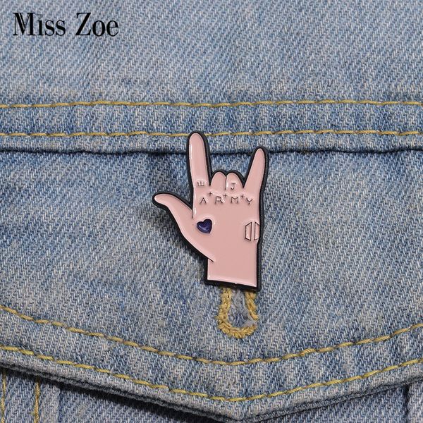 gesture sign enamel pins i love you custom brooches lapel badges funny kpop jewelry gift for fans friends, Gray
gesture sign enamel pins i love you custom brooches lapel badges funny kpop jewelry gift for fans friends, Gray
