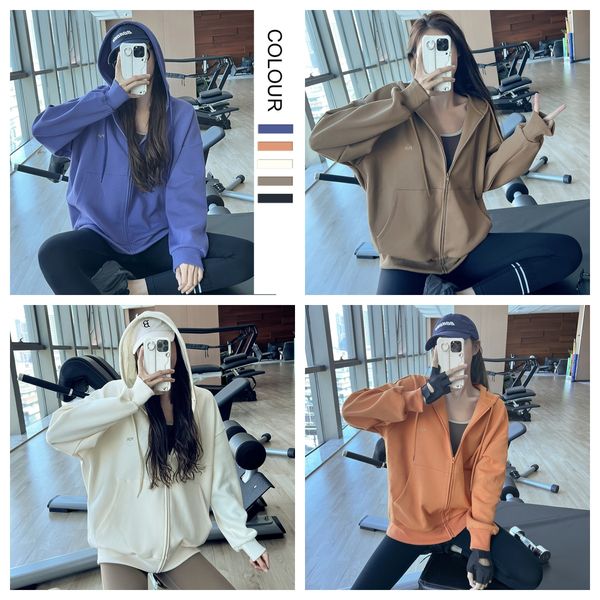 fitness loose casual sports coat ins wind hooded yoga clothes sweater joker long sleeve running top, White;red
fitness loose casual sports coat ins wind hooded yoga clothes sweater joker long sleeve running top, White;red