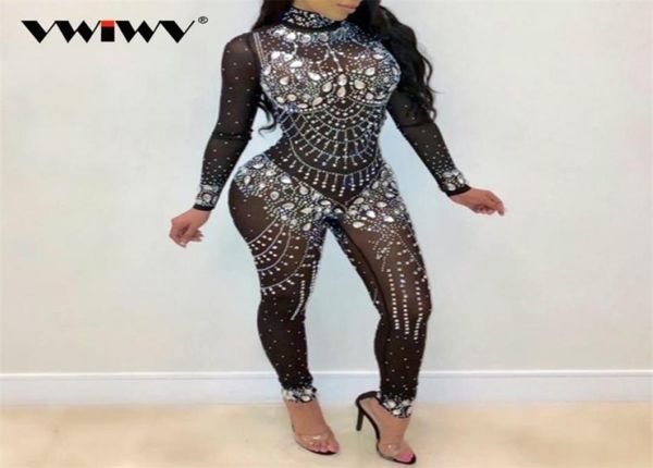 vwiwv women mock neck jumpsuit sequin rhine diamonds jumpsuits long sleeve skinny bodysuits clubwear party one piece romper y3910770, Black;white
vwiwv women mock neck jumpsuit sequin rhine diamonds jumpsuits long sleeve skinny bodysuits clubwear party one piece romper y3910770, Black;white