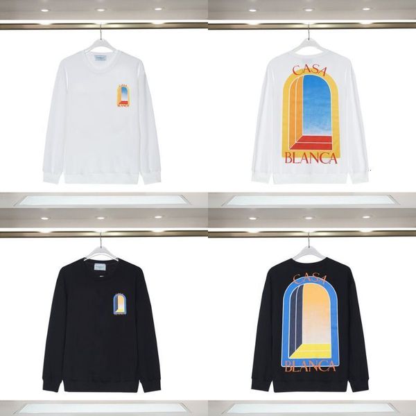mens hoodies sweatshirts terry casablanca 3xl round neck sweater arched mirage gate letter pullover loose casa sweatshirt for men women 2308, Black
mens hoodies sweatshirts terry casablanca 3xl round neck sweater arched mirage gate letter pullover loose casa sweatshirt for men women 2308, Black
