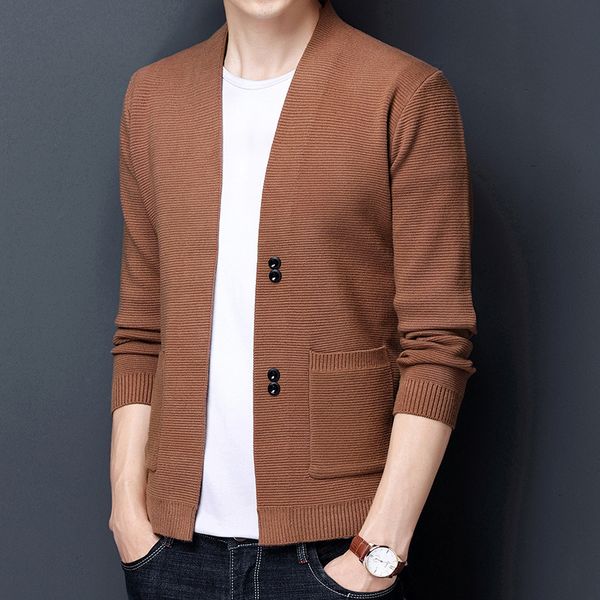 men's sweaters spring autumn the men's brand fashion business casual solid color v-neck knitted cardigan sweater men cardigan coat, White;black
men's sweaters spring autumn the men's brand fashion business casual solid color v-neck knitted cardigan sweater men cardigan coat, White;black