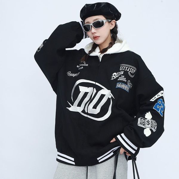 womens jackets american vintage street baseball clothes highquality letter embroidered fashion couple motorcycle coat 230808, Black;brown
womens jackets american vintage street baseball clothes highquality letter embroidered fashion couple motorcycle coat 230808, Black;brown