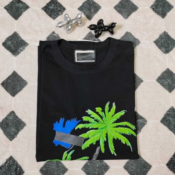 designer t shirt short sleeve for men women casual fashion version gu counter charge 11 coconut tree handpainted letter printing sleeved pur, White;black
designer t shirt short sleeve for men women casual fashion version gu counter charge 11 coconut tree handpainted letter printing sleeved pur, White;black