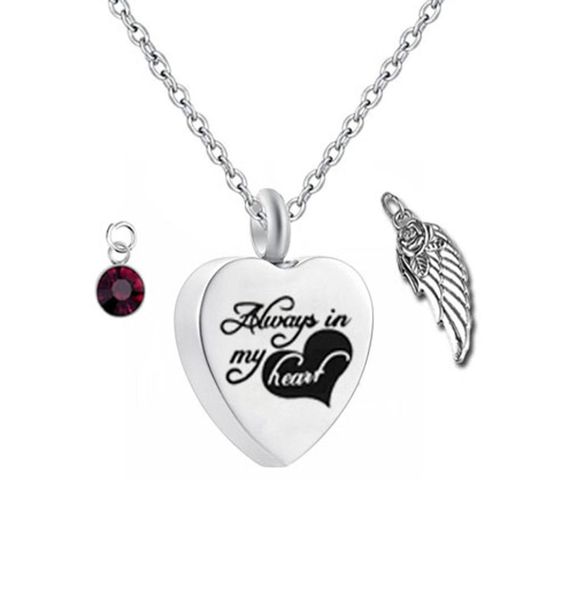cremation jewelry always in my heart memorial urn necklace ashes keepsake pendant1619950, Silver
cremation jewelry always in my heart memorial urn necklace ashes keepsake pendant1619950, Silver