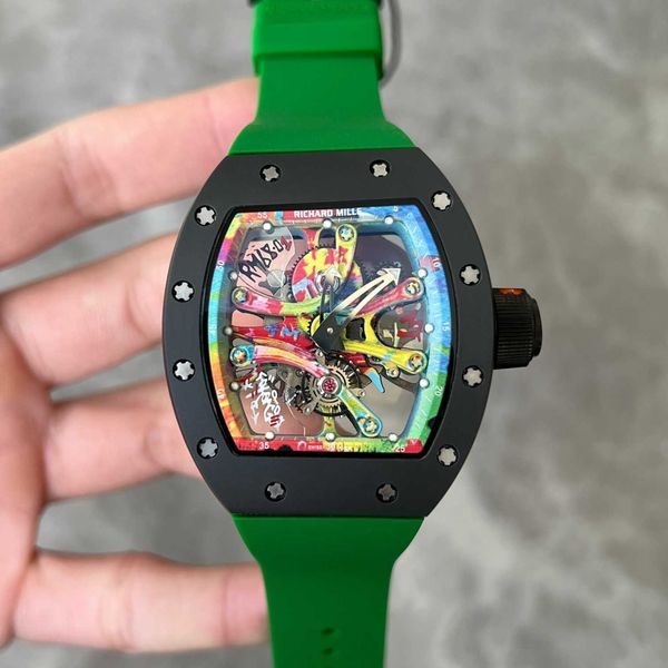 rm68-01 real tourbillon watch fantasic superb men wrist watches knhz high-end quality mechanical uhr all ti/carbon fiber case montre richar, Slivery;brown
rm68-01 real tourbillon watch fantasic superb men wrist watches knhz high-end quality mechanical uhr all ti/carbon fiber case montre richar, Slivery;brown