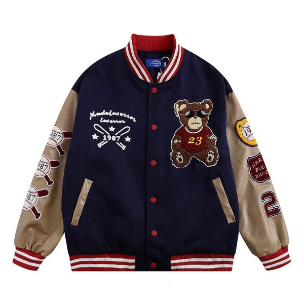 womens jackets autumn and winter baseball clothes design sense niche men women y2k little bear embroidery couples casual jacket 230809, Black;brown
womens jackets autumn and winter baseball clothes design sense niche men women y2k little bear embroidery couples casual jacket 230809, Black;brown