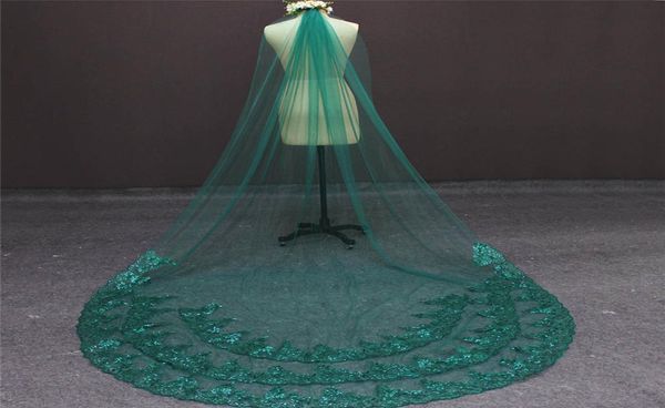 stunning green wedding veil bling sequins lace single tier partial laced bridal veil with comb6308048, Black
stunning green wedding veil bling sequins lace single tier partial laced bridal veil with comb6308048, Black