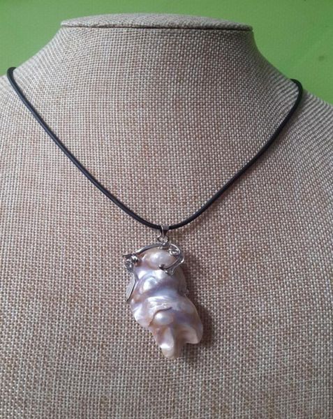 beautiful huge 50mm natural baroque south sea pink purple mermaid pearl pendant necklace5613422, Silver
beautiful huge 50mm natural baroque south sea pink purple mermaid pearl pendant necklace5613422, Silver