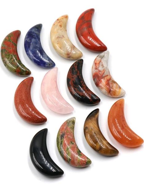 30mm natural crystal reiki healing crescent moon stone hand piece beads mineral crystals tumbled stones gemstones ornament home de4483429, Black
30mm natural crystal reiki healing crescent moon stone hand piece beads mineral crystals tumbled stones gemstones ornament home de4483429, Black
