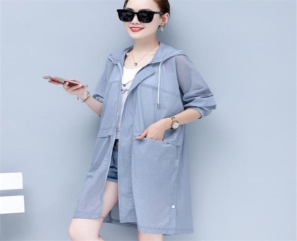 women039s jackets 2021 summer fashion korean hooded sun protection clothing women midlength coat loose long sleeve outerwear f27307319710, Black;brown
women039s jackets 2021 summer fashion korean hooded sun protection clothing women midlength coat loose long sleeve outerwear f27307319710, Black;brown