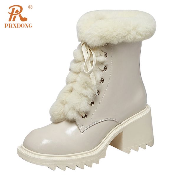 boots prxdong women's shoes brand genuine leather chunky high heels platform black beige real fur autumn winter warm ankle snow 230810
boots prxdong women's shoes brand genuine leather chunky high heels platform black beige real fur autumn winter warm ankle snow 230810