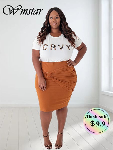women's plus size pants wmstar women dress sets letter print short sleeve t shirts stacked skirts two piece outfits wholesale drop 2308, Black
women's plus size pants wmstar women dress sets letter print short sleeve t shirts stacked skirts two piece outfits wholesale drop 2308, Black
