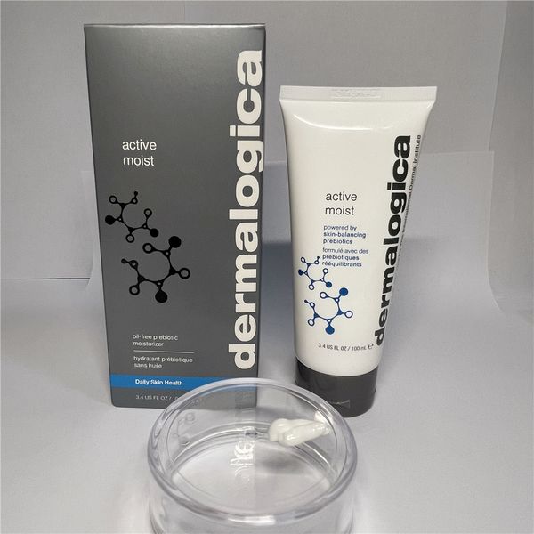 100ml dermalogica active moist moisturizer creams skin care face cream cosmetics fast face care lotion 3.4oz, White
100ml dermalogica active moist moisturizer creams skin care face cream cosmetics fast face care lotion 3.4oz, White