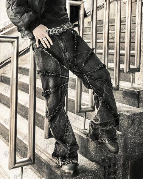 men's jeans make old y2k punk oversize pants black jeans men clothing spider web west cargo loose y 2k vintage men's wide 230809, Blue
men's jeans make old y2k punk oversize pants black jeans men clothing spider web west cargo loose y 2k vintage men's wide 230809, Blue