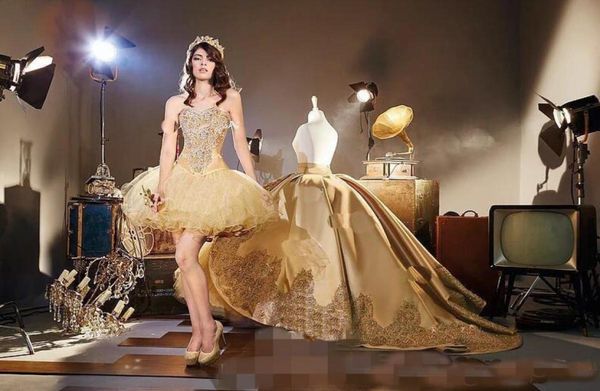 2019 gorgeous gold applique ball gown quinceanera dresses with detachable train sweetheart sweet 16 birthday party pageant masquer5507275, Blue;red
2019 gorgeous gold applique ball gown quinceanera dresses with detachable train sweetheart sweet 16 birthday party pageant masquer5507275, Blue;red