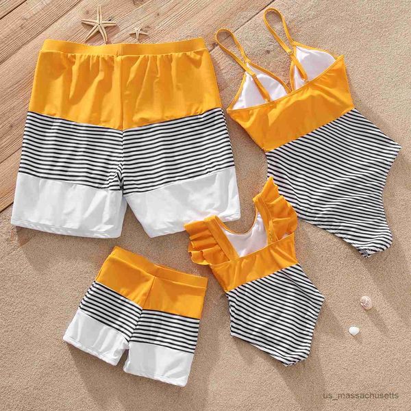 family matching outfits family matching outfits swimsuit striped colorblock swim trunks shorts and spaghetti strap splicing one-piece swimsu, Blue
family matching outfits family matching outfits swimsuit striped colorblock swim trunks shorts and spaghetti strap splicing one-piece swimsu, Blue