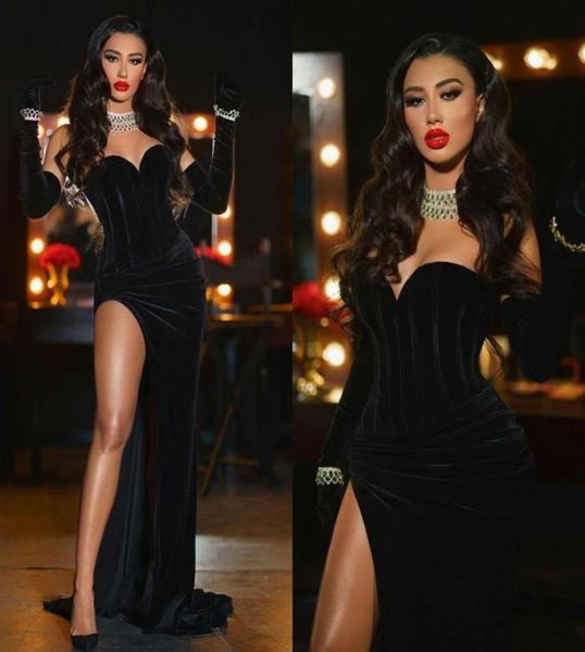 modest velvet mermaid prom dresses side split black sweetheart evening gowns 2021 vestido de novia3660684
modest velvet mermaid prom dresses side split black sweetheart evening gowns 2021 vestido de novia3660684