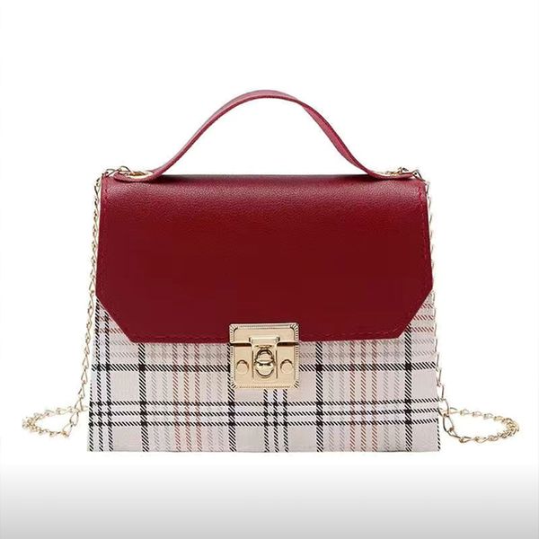 foreign trade fashion shoulder bag about crossbody bag checkered small square bag female 19x5x14
foreign trade fashion shoulder bag about crossbody bag checkered small square bag female 19x5x14