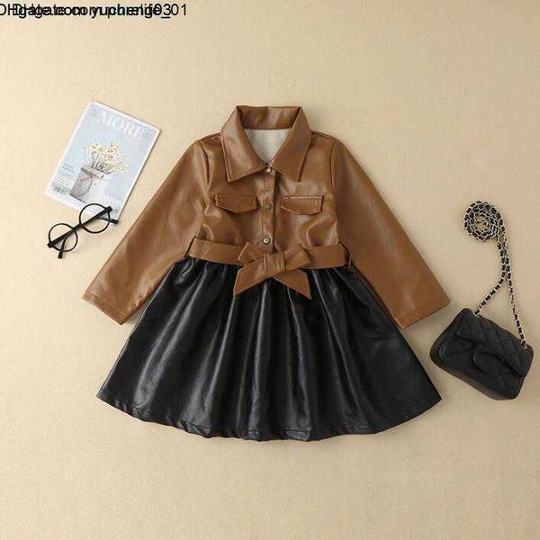 great quality autumn winter baby girls leather jacket dresses fashion kids stitching pu dress children coats skirts, Red;yellow
great quality autumn winter baby girls leather jacket dresses fashion kids stitching pu dress children coats skirts, Red;yellow