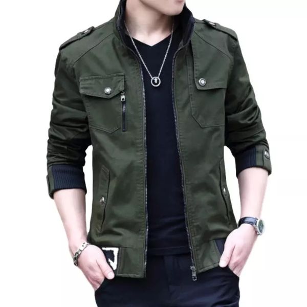 men's jackets big size 5xl fashion army military jacket green bomber jacket stand winter coat for men streetwear chamarras para hombre, Black;brown
men's jackets big size 5xl fashion army military jacket green bomber jacket stand winter coat for men streetwear chamarras para hombre, Black;brown