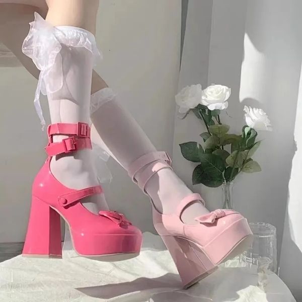 dress shoe pink elegant leather lolita pumps lady mary jane shoes for women 2023 platform pumps nightclub party p230809, Black
dress shoe pink elegant leather lolita pumps lady mary jane shoes for women 2023 platform pumps nightclub party p230809, Black