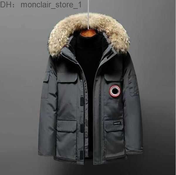 canada goode jacket men's down parkas jackets winter work clothes jacket outdoor fashion warm keeping couple live broadcast canadian go, Black
canada goode jacket men's down parkas jackets winter work clothes jacket outdoor fashion warm keeping couple live broadcast canadian go, Black