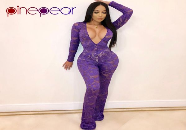 pinepear purple lace deep v neck jumpsuit women 2019 new winter long sleeve see through wide leg pants romper drop 8941057, Black;white
pinepear purple lace deep v neck jumpsuit women 2019 new winter long sleeve see through wide leg pants romper drop 8941057, Black;white