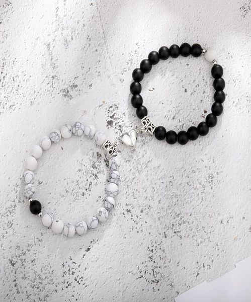 2pcsset magnetic distance bead bracelet couple minimalist heart lovers matching friendship bracelets for women2762184, Black
2pcsset magnetic distance bead bracelet couple minimalist heart lovers matching friendship bracelets for women2762184, Black