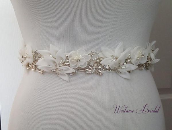 custom made exquisite beaded flowers wedding belt for bridal wedding accessory rhinestone crystals wedding sashes with ribbon255476640275, White
custom made exquisite beaded flowers wedding belt for bridal wedding accessory rhinestone crystals wedding sashes with ribbon255476640275, White