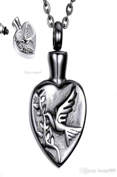 openable stainless steel memorial cremation peace dove heart ashes urn pendant necklace keepsake men women jewelry ur5871214, Silver
openable stainless steel memorial cremation peace dove heart ashes urn pendant necklace keepsake men women jewelry ur5871214, Silver