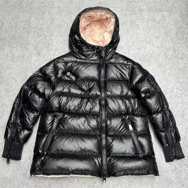 designers down jackets puffer jacket womens winter hoodie coat pink lining slant zipper design oversize fit long sleeve hooded coats designe, Black
designers down jackets puffer jacket womens winter hoodie coat pink lining slant zipper design oversize fit long sleeve hooded coats designe, Black
